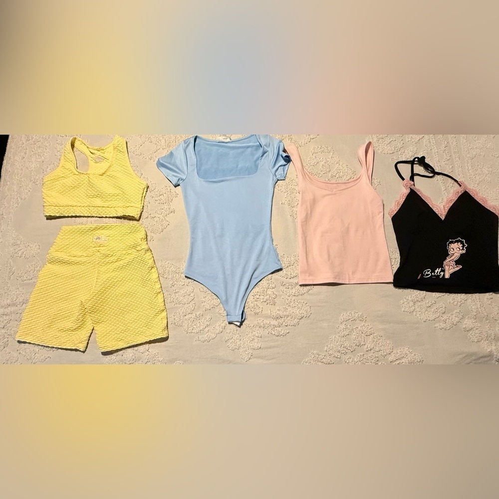Booty by Brabants Pajama Set - Yellow, Blue, Pink, Black - Picture 2 of 7
